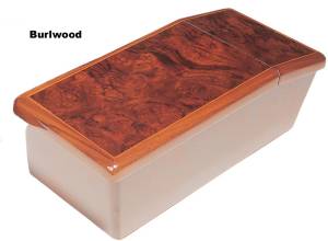 Mercedes® Center Console Box,Handmade,Burlwood, 1986-1992 (124)