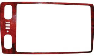 Mercedes® Radio/Air Conditioning Surround Panel,Burlwood, 1998-2005 (163)