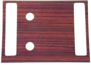 Mercedes® Wood Air Conditioning Panel,Zebrano, 1973-1974 (107)