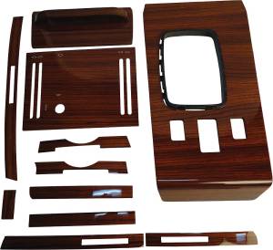 Mercedes® Complete Interior Wood Kit, Burlwood, 1975-1977 (107)