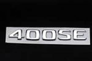 Mercedes® OEM "400SE" Emblem, Silver, 1992-1993 (140)