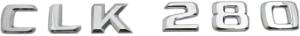 Mercedes® OEM "C280" Emblem, Silver, 1994-2007 (202/203)