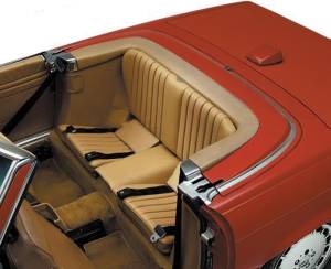 Mercedes® Rear Factory Style Folding Jump Seat, Leather, SL Models, 1972-1989 (107)