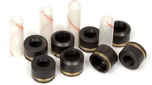 Mercedes® OEM Engine Valve Stem Seal Set Kit, 8 Rubber Seals, 2 Kits Per Engine, 1970-1981