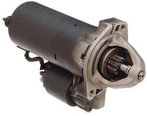 Mercedes® Bosch, Starter Motor, Rebuilt, 9-Tooth, Core Charge, 1968-1985