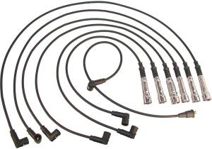 Mercedes® Spark Plug Wire Set, Push-On Type, With SAE Screws, With Shielded Plug Connectors, 1973-1980