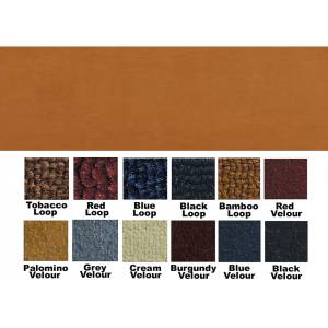 Mercedes® Wagon Cargo Area Only Carpet Kit, German Loop or Velour, 1977-1985 (123)