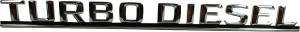 Mercedes® OEM "300SD" "Turbodiesel" Emblem, 1981-1985 (126)