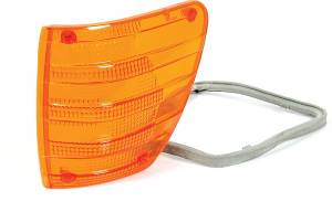 Mercedes® Front Left Turn Signal Lens,Amber,1973-1980 (116)