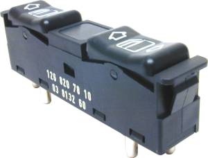 Mercedes® Center Console Window Switch, Right Front/Rear, Without Lockout, 1984-1989 (201)