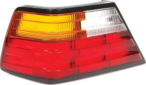 Mercedes® Left Tail Light Lens, With Foglight, 1986-1993 (124)
