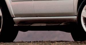Mercedes® Tubular Side Steps,Black,Pair, 1998-2005 (163)