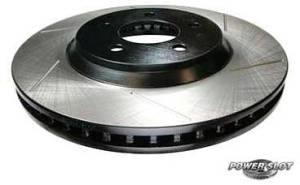 Mercedes® Slotted Front Brake Rotor Kit, 1984-1991 (126)