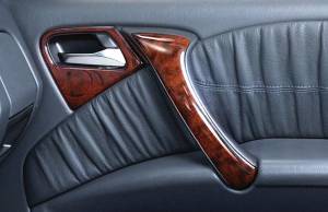 Mercedes® Door Pull Closer Handle Inserts,Burlwood,Set Of4, 1998-2005 (163)