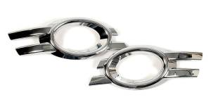 Performance Products® - Mercedes® Fog Light Surrounds, Chrome, Oval, Pair, 2006-2008 (164) - Image 1