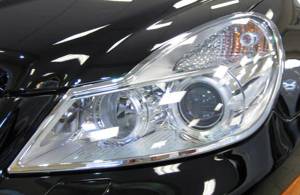 Mercedes® Headlight Rings, Chrome, Pair, 2009-2012 (230)