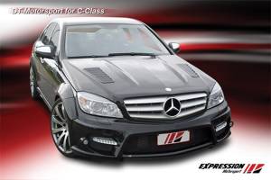 Mercedes® Hood Air Intake Grilles, 2008-2010 (204)
