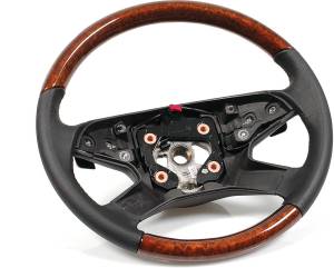 Mercedes® Steering Wheel, Classic Style, Birdseye & Charcoal Leather, ML350/ML550, 2009-2010 (164)