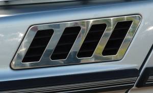 Mercedes® G55 and G500 Chrome Fender Grille Cover,2002-2008