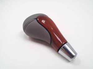 Mercedes® Shift Knob Kit, Eucalyptus & Alpaca Gray Leather, 2003-2006 (220)