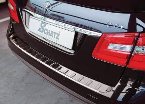 Mercedes® Rear Bumper Protector, Stainless Steel, E350, 2009-2013