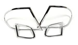 Mercedes® Chrome Taillight Surround Trim Ring Set, 4 Piece, CLK Models 1998-2003 (208)