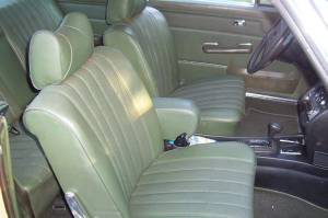 Mercedes® Seat Cover Set, Front, Leather, 1967-1976 (114/115)