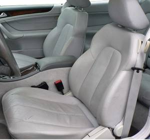 Mercedes® Front Seat Cover Kit With Back Panels, Leather, CLK320/430/55, 1998-2003 (208)