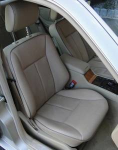 Mercedes® Front Seat Cover, Leather For E320 4Matic, WithBack Panels, 1998-2002