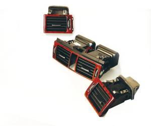 Mercedes® Front Vent Assembly Set, Wood, Models With Command System. Includes Front Left, Right and Middle Vent Assemblies, 2008-2011 (204)