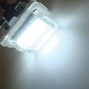 Mercedes® LED License Plate Lamps, 2007-2012 (221/212)