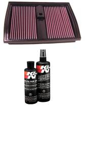 Mercedes® K&N High-Flow Air Filter, 1996-2002 (215/220)