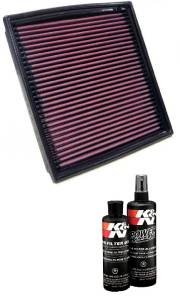 Mercedes® K&N Air Filter Kit, W/Rechgr 1990-92