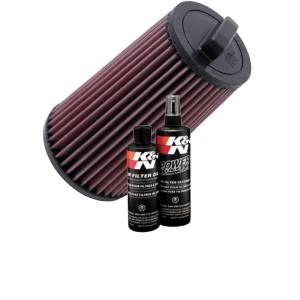 Mercedes® K&N Air Filter Kit, W/Rechgr, 2003-05