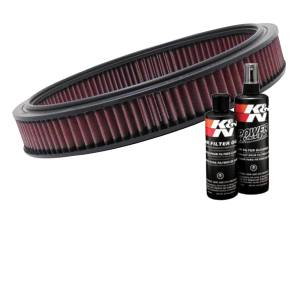 Mercedes® K&N Air Filter Kit, With Recharger, 1984-1988 (201)