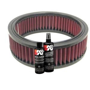 Mercedes® K&N Air Filter Kit, With Recharger, 1977-1981 (123)