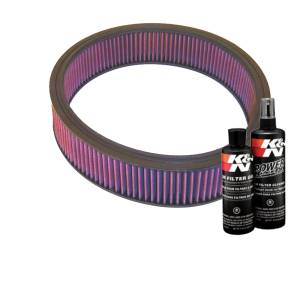 Mercedes® K&N Air Filter Kit, With Recharger, 1986-1993 (124/126)