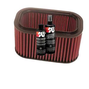 Mercedes® K&N Air Filter Kit, With Recharger, 1986-1991 (124/126)