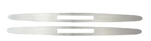 Mercedes® Door Sill Plate Inserts, Stainless Steel, Illuminated, 2003-2011 (R230)