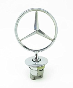 Mercedes® Stand-Up Hood Star Emblem, Silver, 2007-2019