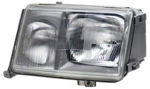 Mercedes® Headlight, Euro Glass Headlight Set, With Wiring Adapter, 1984-1993 (201)