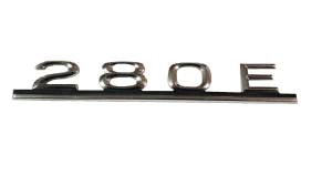 Mercedes® OEM "280E" Silver Emblem, 1977-1981 (123)