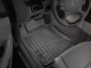 Mercedes® WeatherTech® Floor Mats, Front, Black, 2001-2013 (203/219)