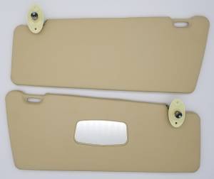 Mercedes® Sun Visor Set, Cream, 1977-1985 (123)
