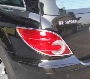 Mercedes® Tail Light Ring Set, Chrome, 2006-2010 (251)