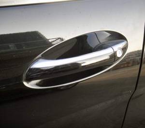 Mercedes® Door Handle Top Edge Covers, Chrome, 2006-2010 (251)