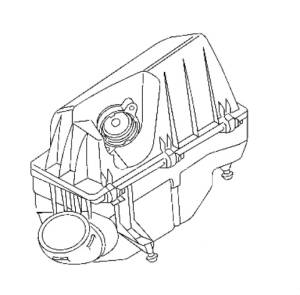 Mercedes® Air Filter Assembly, 1998-1999 (210)