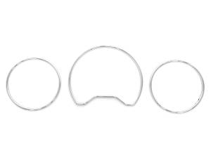 Mercedes® Gauge Rings, Chrome, 1994-2000 (202)