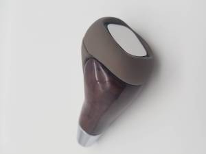 Mercedes® Burlwood/Java Leather Shift Knob, S-Class, Emblem NOT Included, 1999-2006 (220)