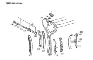 Performance Products® - Mercedes® Engine Timing Chain Guide Rail, Upper, 1990-1999 - Image 2